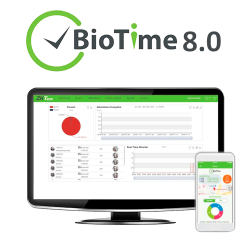 ZKTeco ZK-BIOTIME8-10 - Licencia software control de presencia y acceso 500 usuarios