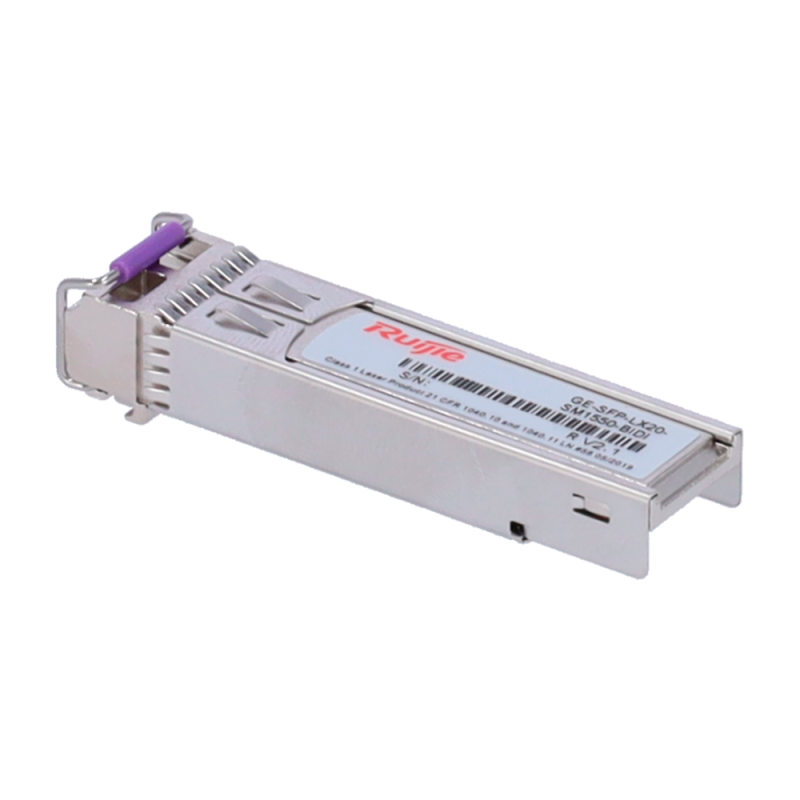 Ruijie RG-2.5G-SFP-LX03-SM1550-BIDI-I - Módulo transceptor SFP BIDI (una sola fibra bidireccional)