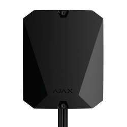 AJAX FIBRA-HUBHYBRID-B - Central de alarma híbrida, inalámbrica y cableada Negra