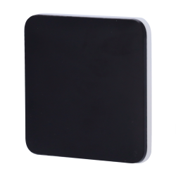AJAX AJ-SOLOBUTTON-1G2W-B - Panel táctil para interruptor de luz simple AJAX Negro