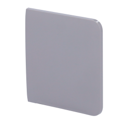 AJA AJ-SIDEBUTTON-1G2W-GRE - Panel táctil para interruptor de luz simple AJAX Gris