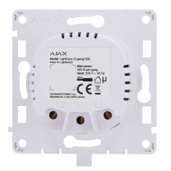 AJAX AJ-LIGHTCORE-2G - Relé para interruptor inteligente doble