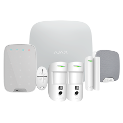 Ajax AJ-HUB2KIT-DP-PHOD-W - Kit de alarma profesional Ajax Ethernet Dual SIM Blanco