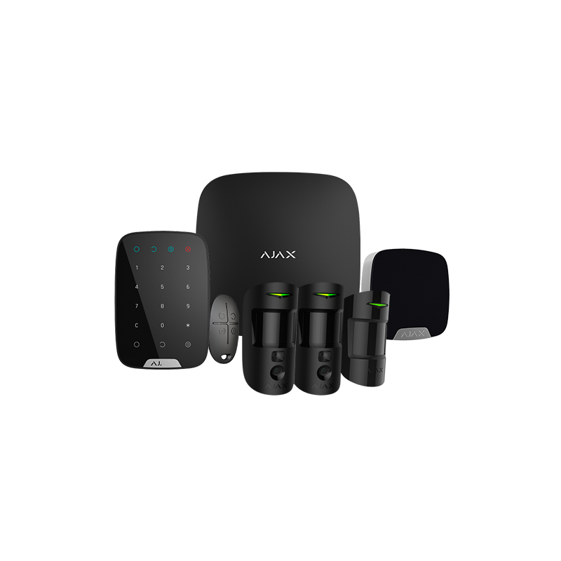 Ajax AJ-HUB2KIT4G-MP-PHOD-B - Kit de alarma profesional Ajax