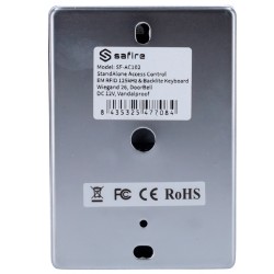 Safire SF-AC102-MF - Trasera control de acceso autónomo por tarjeta MF y PIN