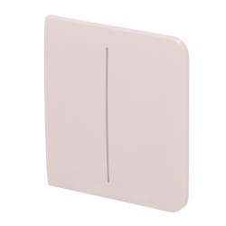 AJAX AJ-SIDEBUTTON-2G-IVO - Panel táctil para interruptor de luz doble AJ-LIGHTCORE-2G