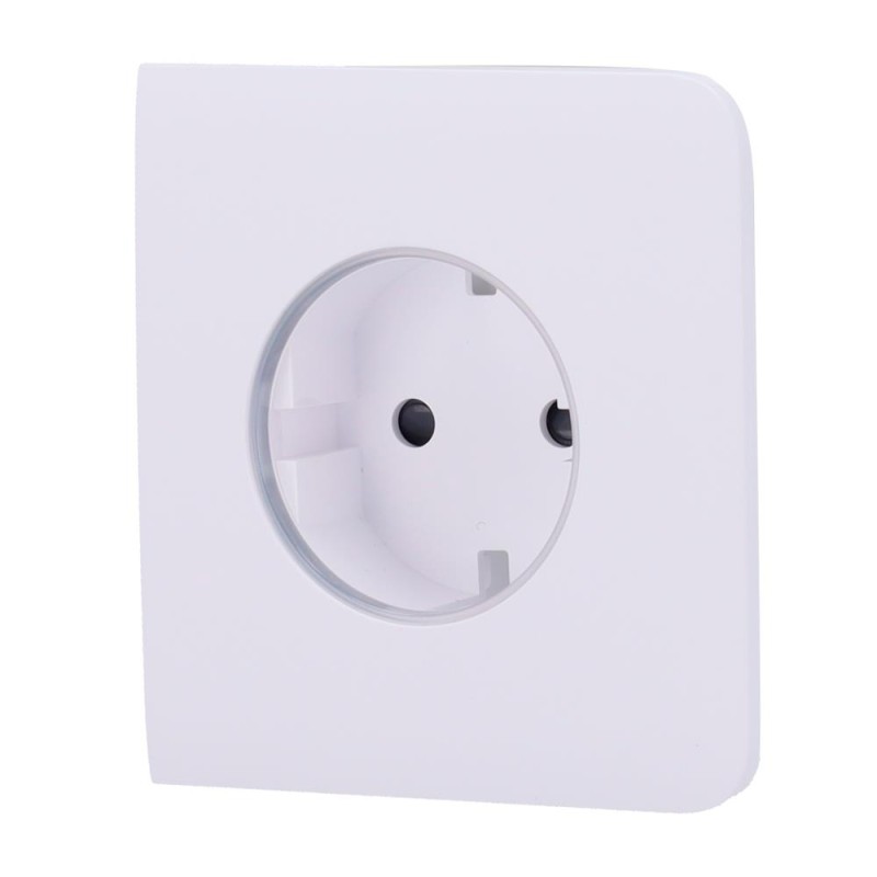 AJAX AJ-SIDECOVER-SMART-W - Tapa para enchufe inteligente tipo F AJ-OUTLETCORE-SMART