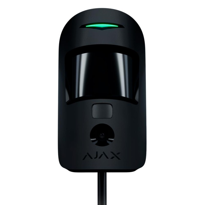 AJAX FIBRA-MOTIONCAM-B - Fotodetector volumétrico PIR cableado Protocolo Fibra Negro