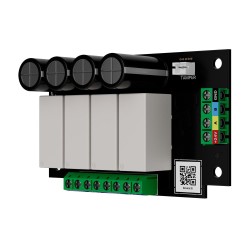 FIBRA-MULTIRELAY - Módulo con 4 relés independientes Protocolo Fibra
