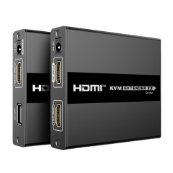 HDMI-EXT-1080p60-KVM60 - Pareja de extensores (TX y RX) HDMI por cable de red KVM 60m