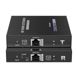 HDMI-EXT-4K60 - Pareja de extensores (TX y RX) de señal HDMI por cable de red 70m