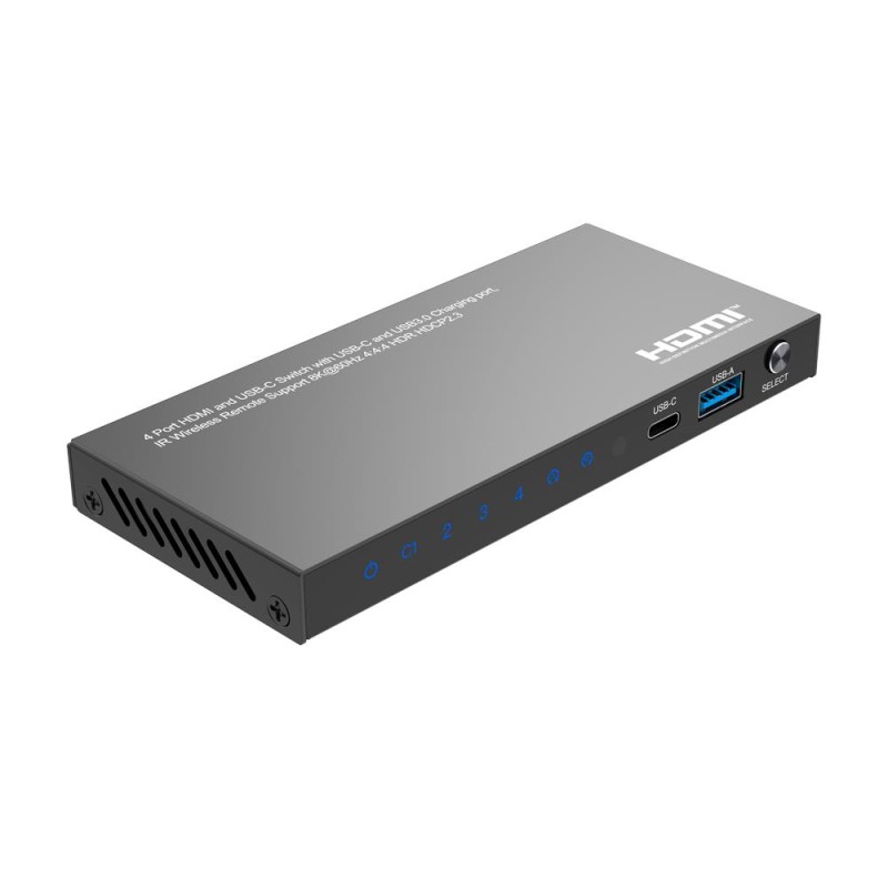 HDMI-SW-4x1-8K60 - HDMI Switch 3 entradas HDMI 1 salida HDMI hasta 8K@60Hz