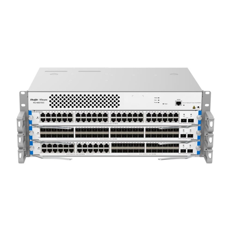Reyee RG-NBS7003 - Switch de chasis modular Capa 3 4U con 3 Slot libres para tarjetas