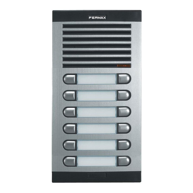 Fermax 8621 - Placa de audio City Classic S5 AP206 4+N para 12 viviendas