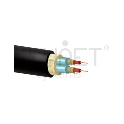 Keynet F1CDZ-3-02M3-D1L5AN - Cable 2 Fibra Óptica ZIP MM Multimodo OM3-300 Negro
