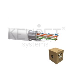Keynet TD-600FU-D-LBR - Cable de datos Categoría 6 F/UTP para interior.