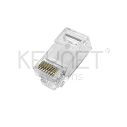 Keynet FE-HF6U-06 - Conector datos RJ45 Cat5e/6 rápido UTP 23AWG
