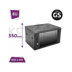 Keynet FR6-C0664-GS -  Armario Rack montado de 19" y 6U GS.