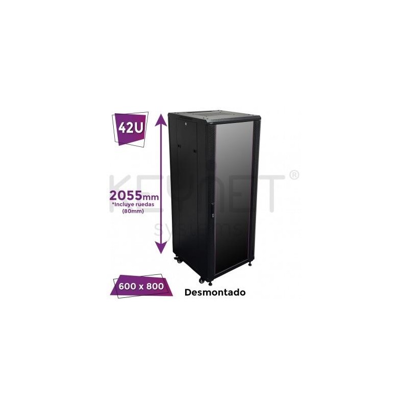 Keynet FR4-CS4268-U - Armario Rack Desmontado 19" de 42U