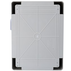 BOX-403017-IP65 - Armario para ICT de poliéster. Carril DIN ajustable.