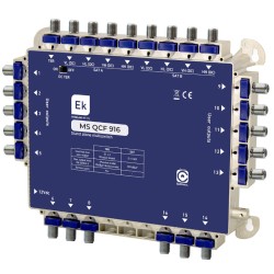 EK MS-QCF-916 - Multiswitch universal estrella/final de cascada 9 entradas / 16 salidas