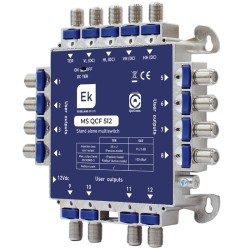 EK MS-QCF-512 - Multiswitch estrella/final de cascada 5 entradas 12 salidas