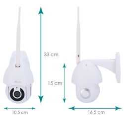 Nivian Smart NVS-IPC-0S2 - Cámara de seguridad IP Wifi motorizada