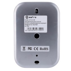 Safire SF-AC108 - Parte trasera del Control de acceso autónomo con acceso por tarjeta EM y PIN