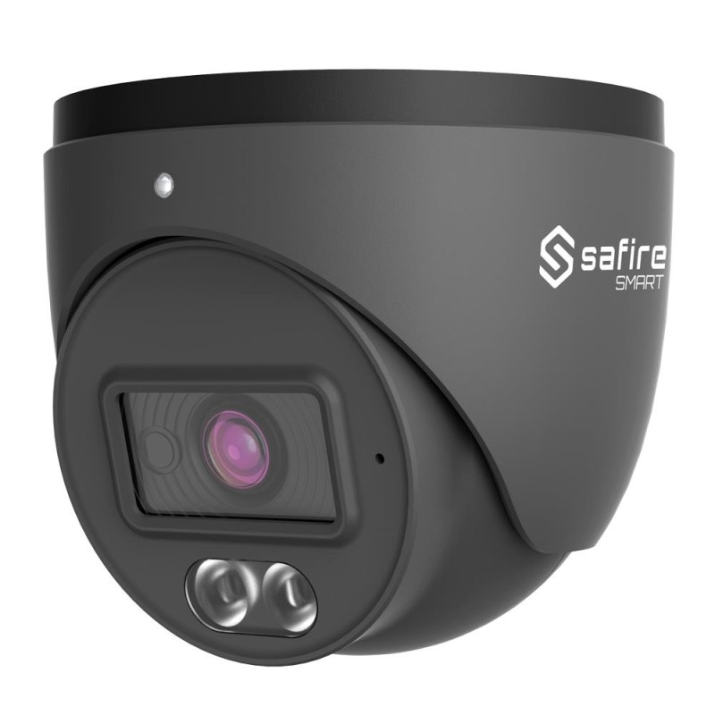 Safire Smart SF-IPT010A-2B1-DL-GREY - Cámara IP Turret 2Mpx Gama B1 con luz dual