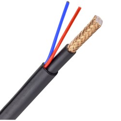 RG59UP-300-LSZH - Cable Combinado Micro RG59 y 2 cables de alimentación 300m