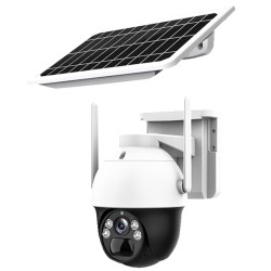 Nivian NV-CAM02S-SOLAR4G - Cámara IP PTZ Motorizada 2K 4G con panel solar