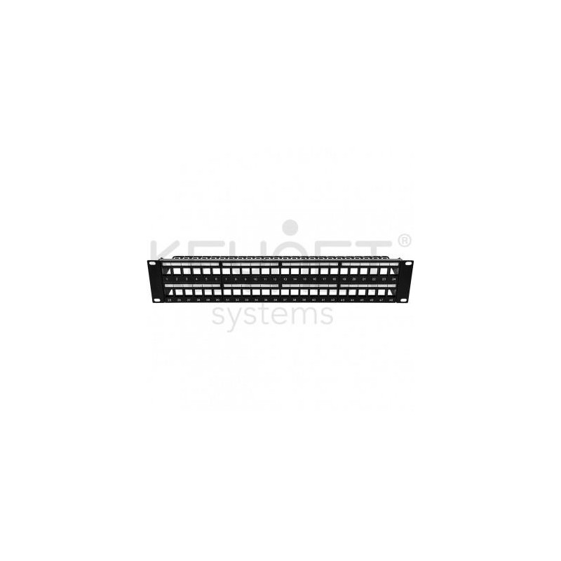 Keynet TP-648VF - Panel de parcheo datos 19" 2U vacío FTP 48 puertos