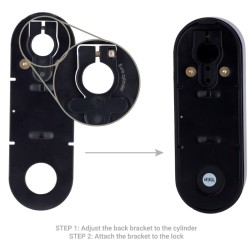 Yale YALE-LINUS-L2-B - Cerradura inteligente con conexión Bluetooth y WiFi