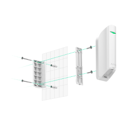 AJ-CURTAINPROTECT-W - Detector PIR tipo cortina - Desglose