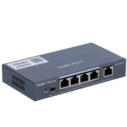 RG-ES205GC-P, Switch PoE Cloud Capa 2 Reyee 4 puertos PoE 802.3af/at + 1 Uplink RJ45