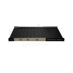 Keynet FRU-B105D-N - Bandeja deslizante extensible con sujeción frontal y posterior.