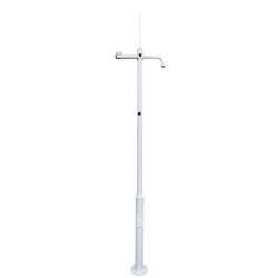 POLE-350-D - Poste para CCTV 3.5m de altura en acero galvanizado