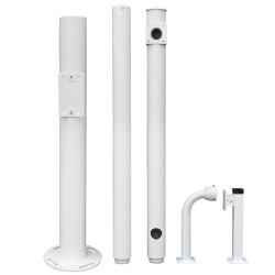 POLE-350-D - Poste para CCTV 3.5m de altura desmontato