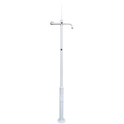 POLE-450-D - Poste para CCTV 4.5m de altura en acero galvanizado