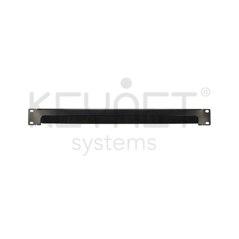 Keynet FRB-1UT-A - Panel cepillo 1U base abierta para armario rack 19"