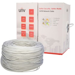 Uniview UV-UTP6-300-BC24AWG-DCA-B-W - Cable UTP CAT6 100% cobre de 305m Blanco