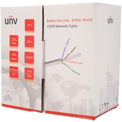 Uniview UV-UTP6-300-BC24AWG-DCA-B-W - Cable UTP CAT6 305m Blanco