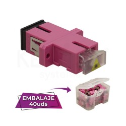 Keynet TA-SP220-M4-BX - Adaptador Fibra Óptica SC-SC PC MM OM4 Multimodo Sx Simplex
