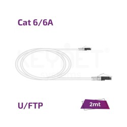 Keynet TL-6AFTB26-02W - Latiguillos datos Cat6A U/FTP 26AWG de 2 metros
