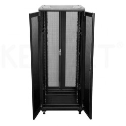 Keynet FR4-2R2R4266 - Armario Rack de 19" 42U con montaje a suelo doble puerta rejilla