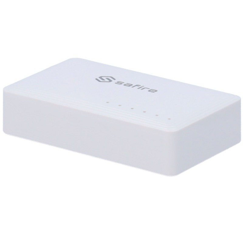 Safire SF-SW05-G - Switch de sobremesa 5 puertos Gigabit 10/100/1000 Mbps