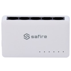 Safire SF-SW05-G - Switch de sobremesa 5 puertos Gigabit