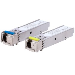 SFP-TR1513-20SMF-LC - Pareja de módulos transceptores SFP Fibra Óptica. LC Simplex