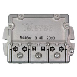 Televés 544602 - Derivador EasyF 4D 5...2400MHz 20dB