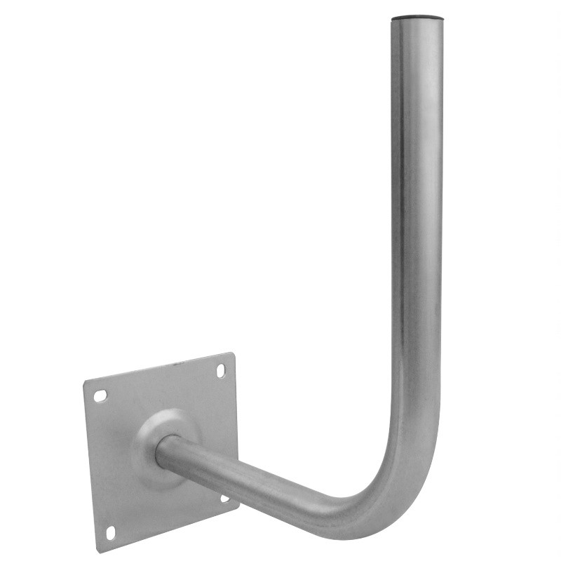 Televés 7371 - Soporte "L" para antenas parabólicas 500x450mm, Ø45mm Zinc + RPR